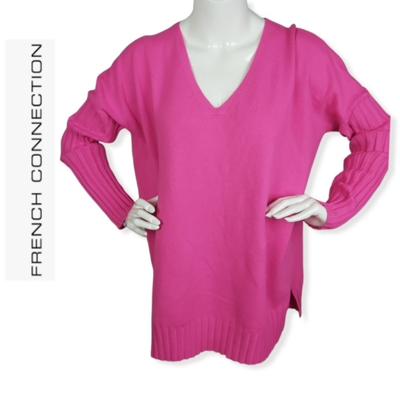 French Connection V-Neck Sweater - Picture 1 of 8